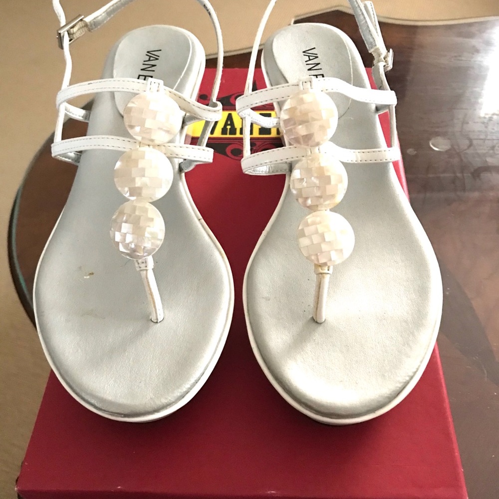 🌟  2 for $ 40, New in box white platform sandal.